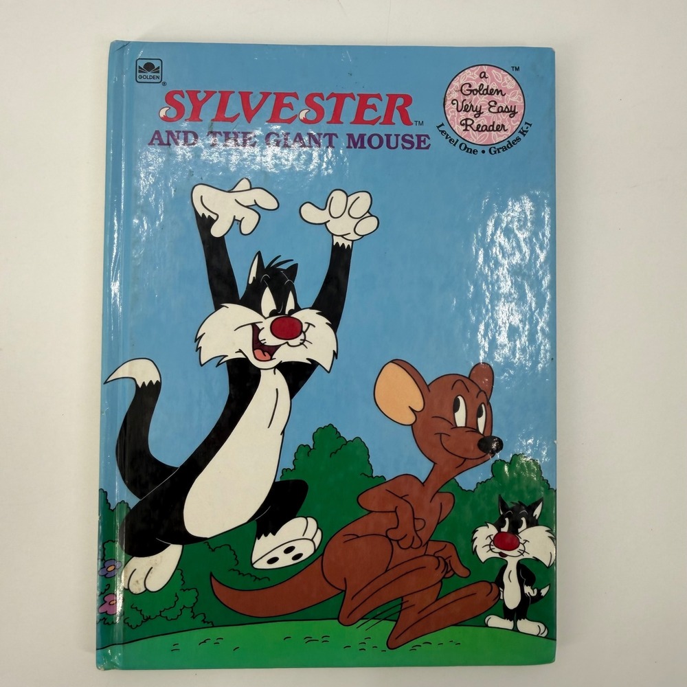 Sylvester Giant Mouse Mary Carey 1991 Golden Very Easy Reader Looney Tunes Book